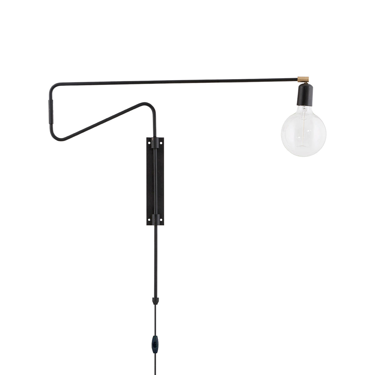 Articulated Swing-Arm Wall Light