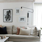 Articulated Swing-Arm Wall Light / ∅ 27.6″ x H 26.4″ / Dia 70cm x H 67cm / Brass / EU Plug