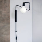 Articulated Swing-Arm Wall Light / Set of 2 / Black / AU Plug