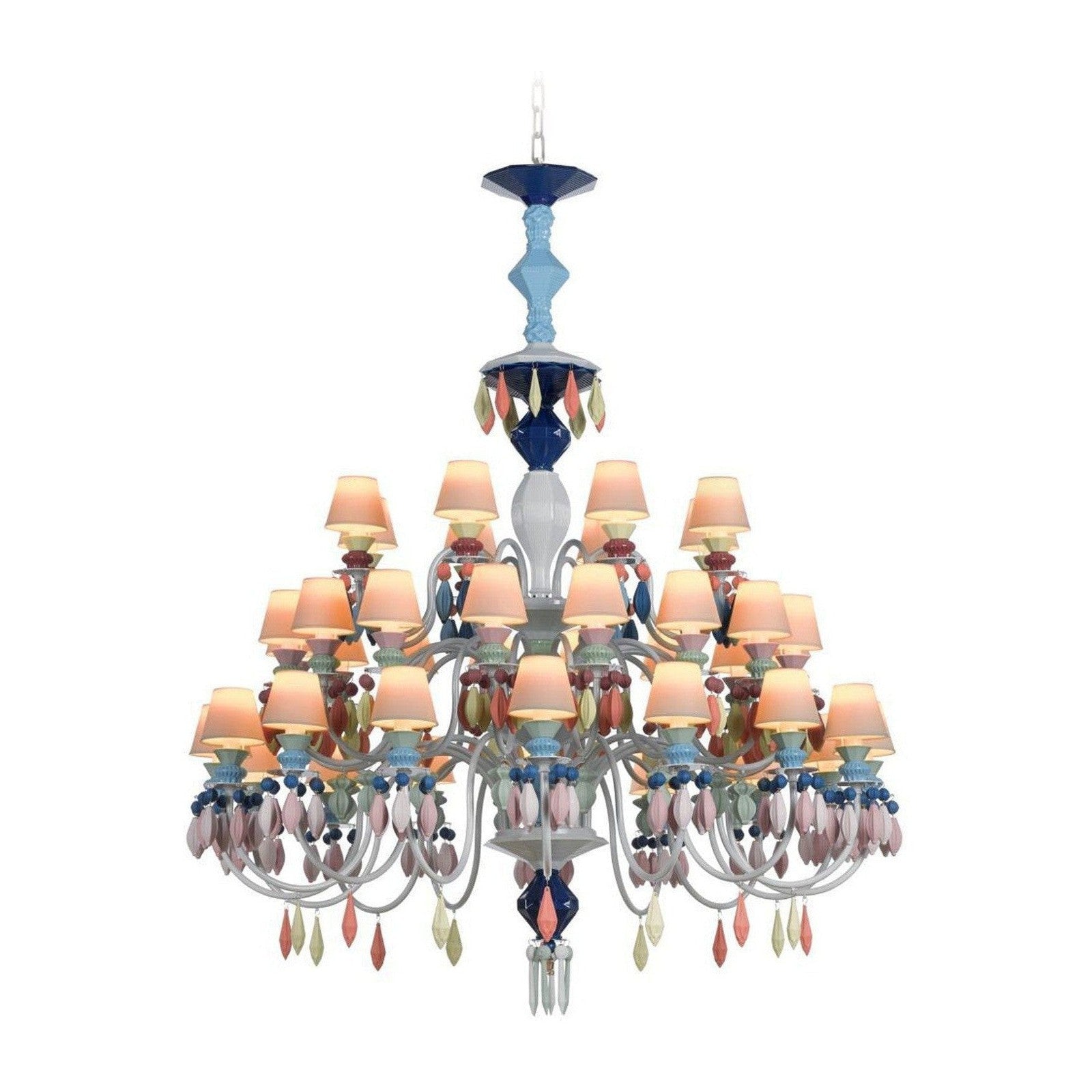 Belle de Nuit 40-Light Porcelain Chandelier