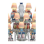 Belle de Nuit 40-Light Porcelain Chandelier