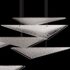 Cascading Glass Flight 60.5-Inch Linear Pendant
