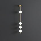 Cascading Globe LED Wall Light