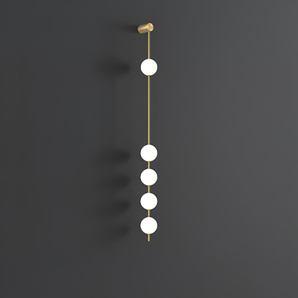 Cascading Globe LED Wall Light