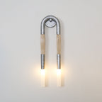Cascading Tassel and Glass Wall Light / ∅ 6.3″ x H 25.6″ / Dia 16cm x H 65cm / Black / 1 Piece