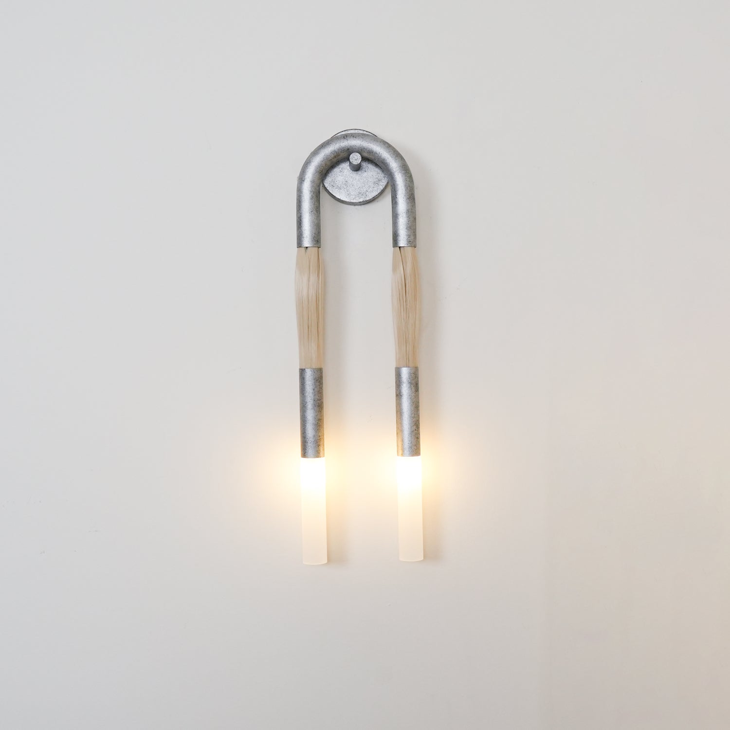 Cascading Tassel and Glass Wall Light