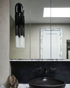 Cascading Tassel and Glass Wall Light