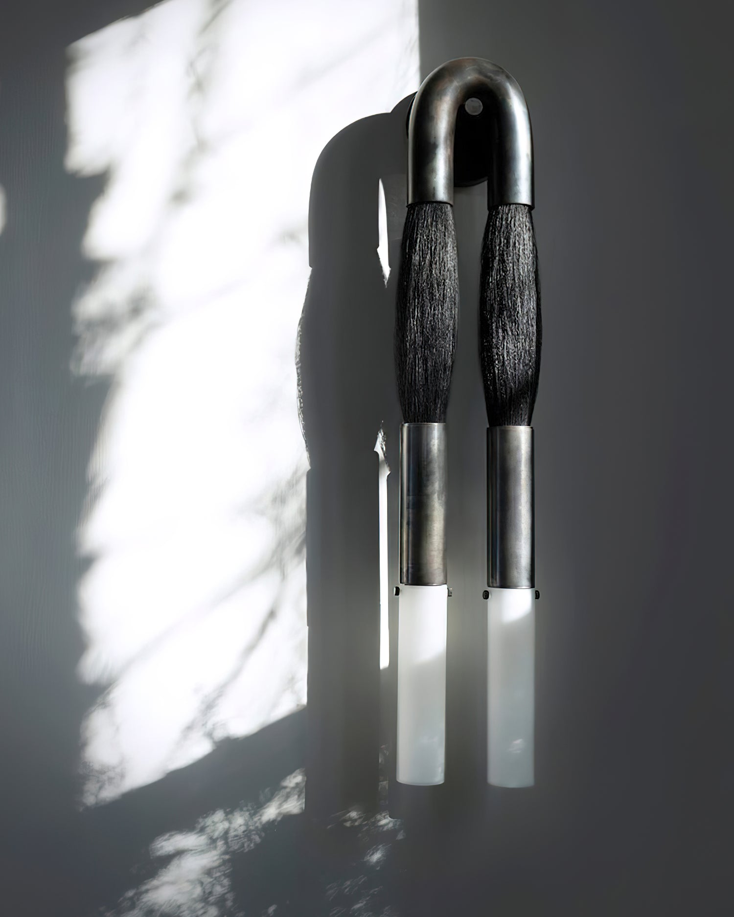 Cascading Tassel and Glass Wall Light
