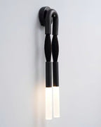 Cascading Tassel and Glass Wall Light