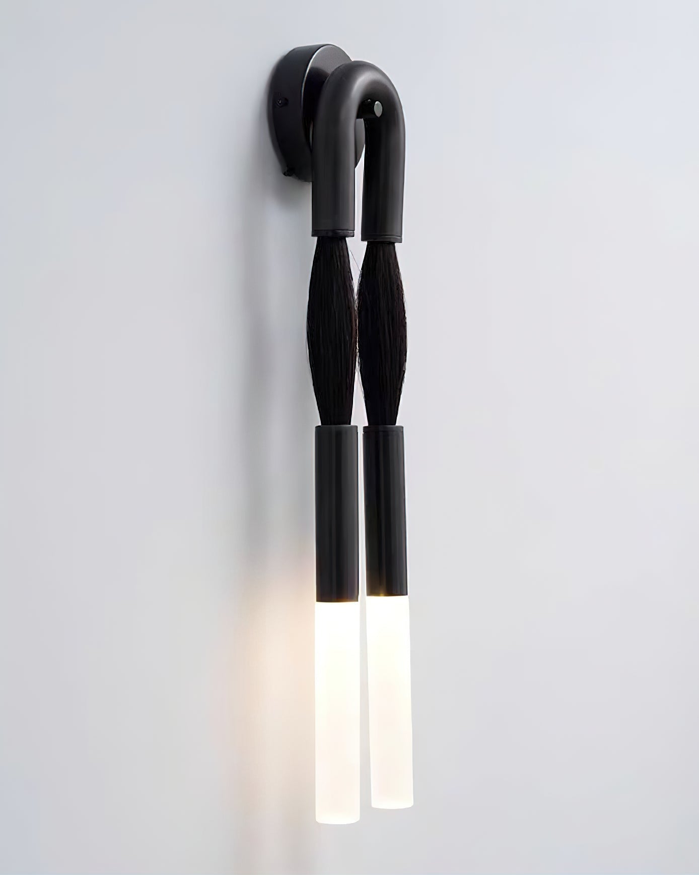 Cascading Tassel and Glass Wall Light