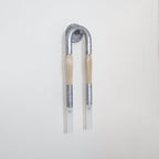 Cascading Tassel and Glass Wall Light