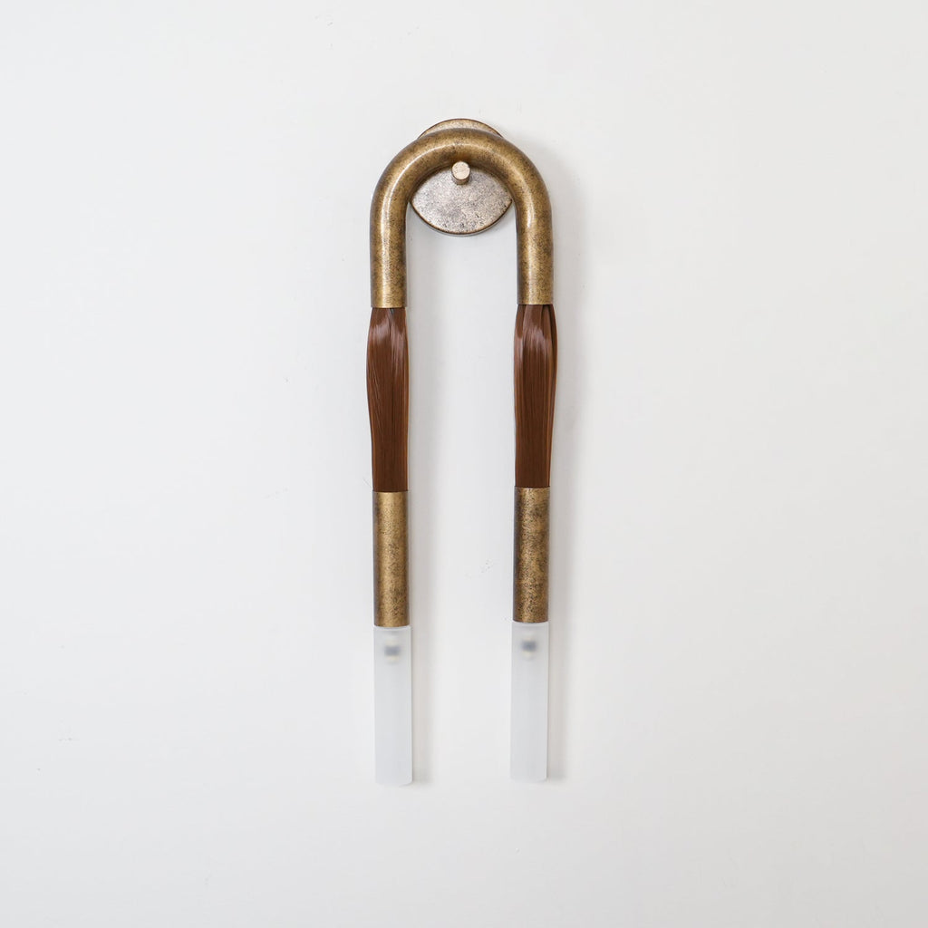 Cascading Tassel and Glass Wall Light