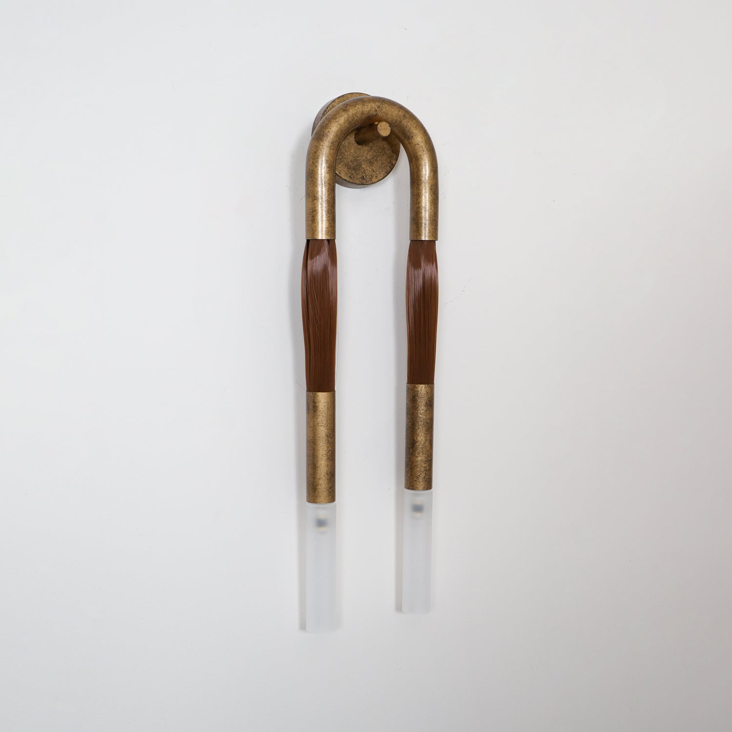 Cascading Tassel and Glass Wall Light