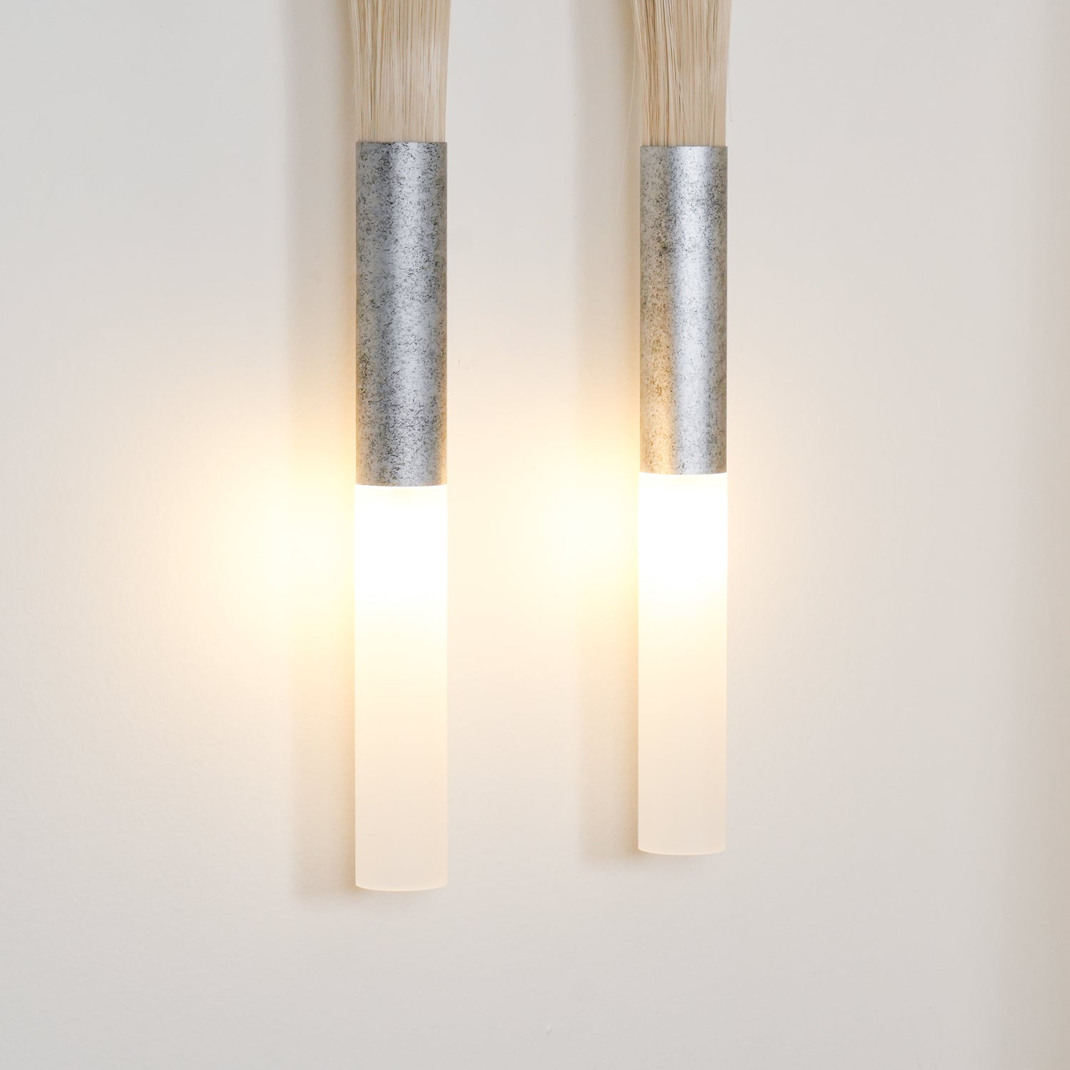Cascading Tassel and Glass Wall Light