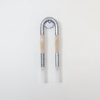 Cascading Tassel and Glass Wall Light