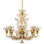 Crystal Bloom Heirloom Gold Chandelier / Heirloom Gold / Clear Radiance