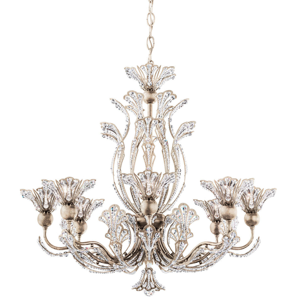 Crystal Bloom Heirloom Gold Chandelier