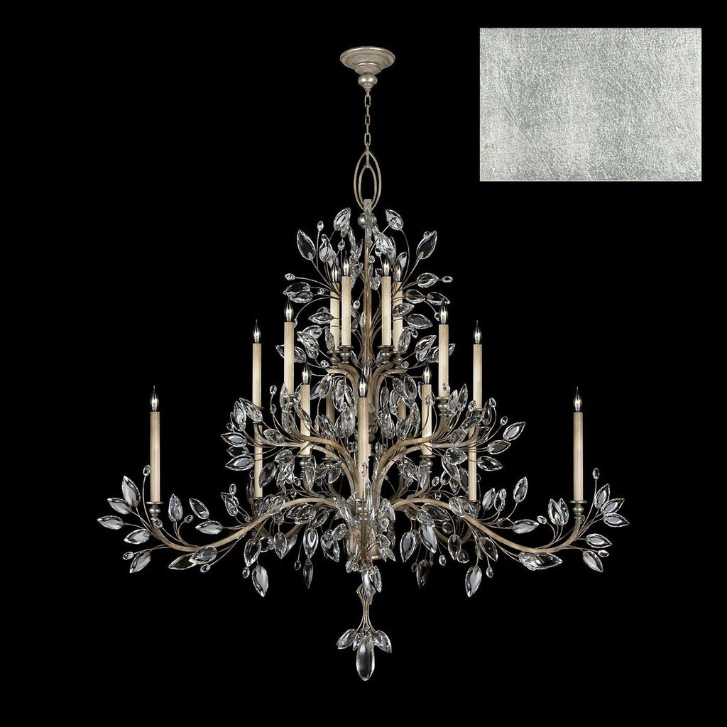 Crystal Laurel 75-Inch Round Chandelier