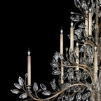 Crystal Laurel 75-Inch Round Chandelier