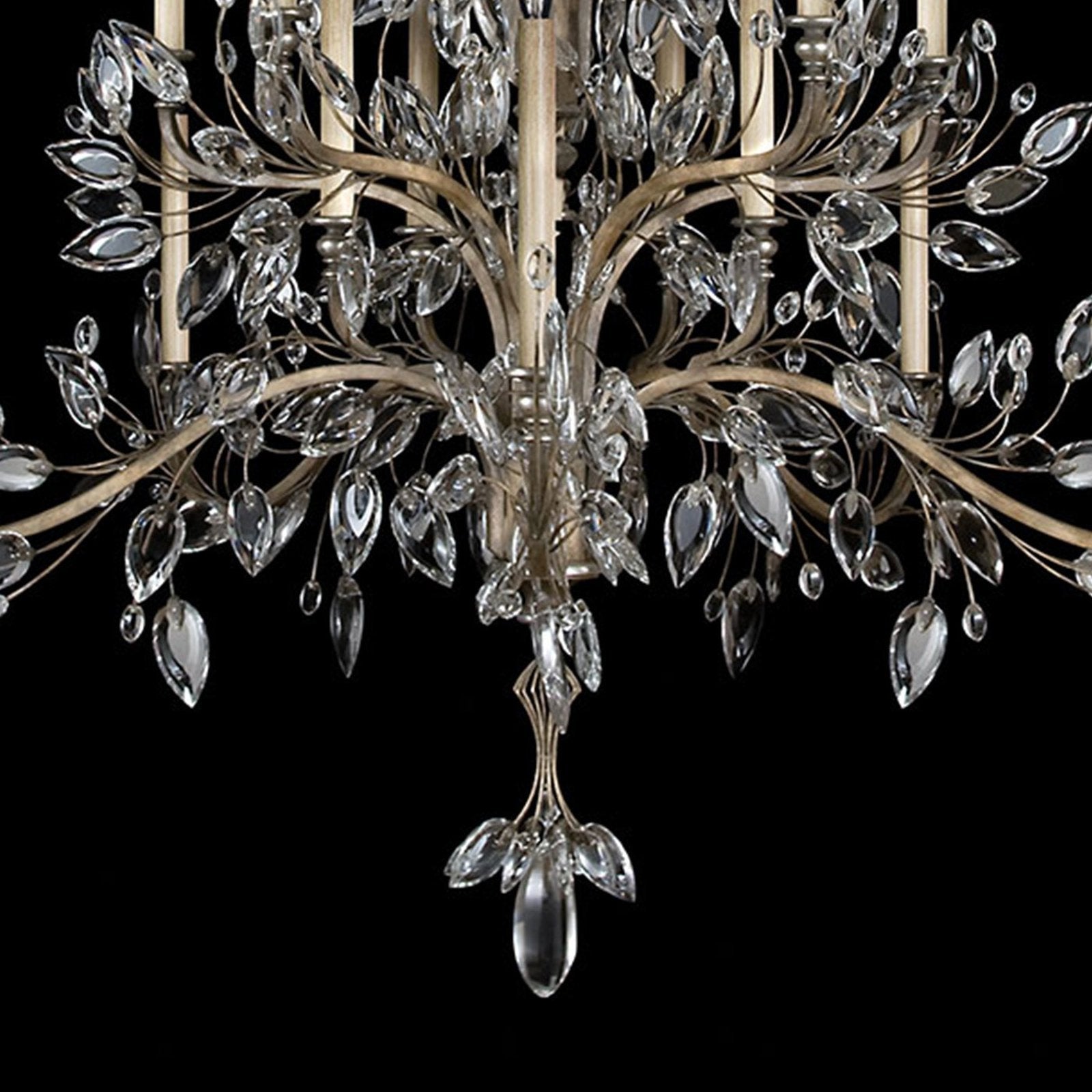 Crystal Laurel 75-Inch Round Chandelier