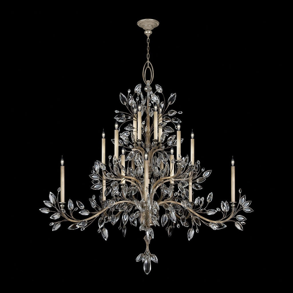 Crystal Laurel 75-Inch Round Chandelier