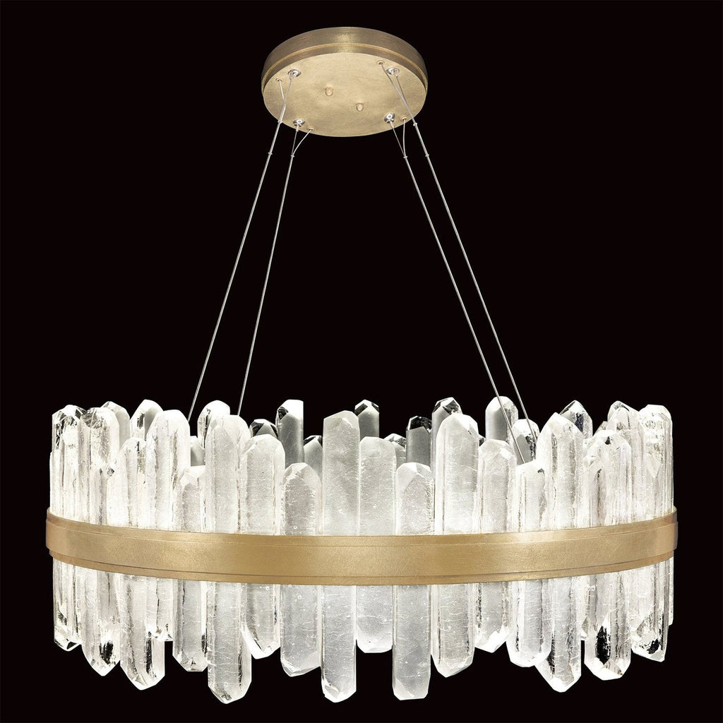 Crystal Spire 30.5-Inch LED Pendant