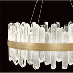 Crystal Spire 30.5-Inch LED Pendant