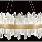 Crystal Spire 30.5-Inch LED Pendant