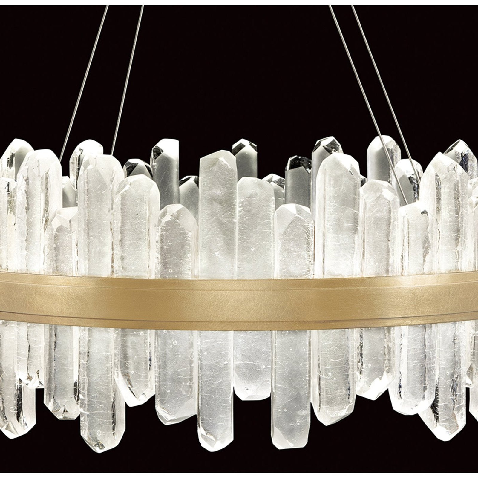 Crystal Spire 30.5-Inch LED Pendant