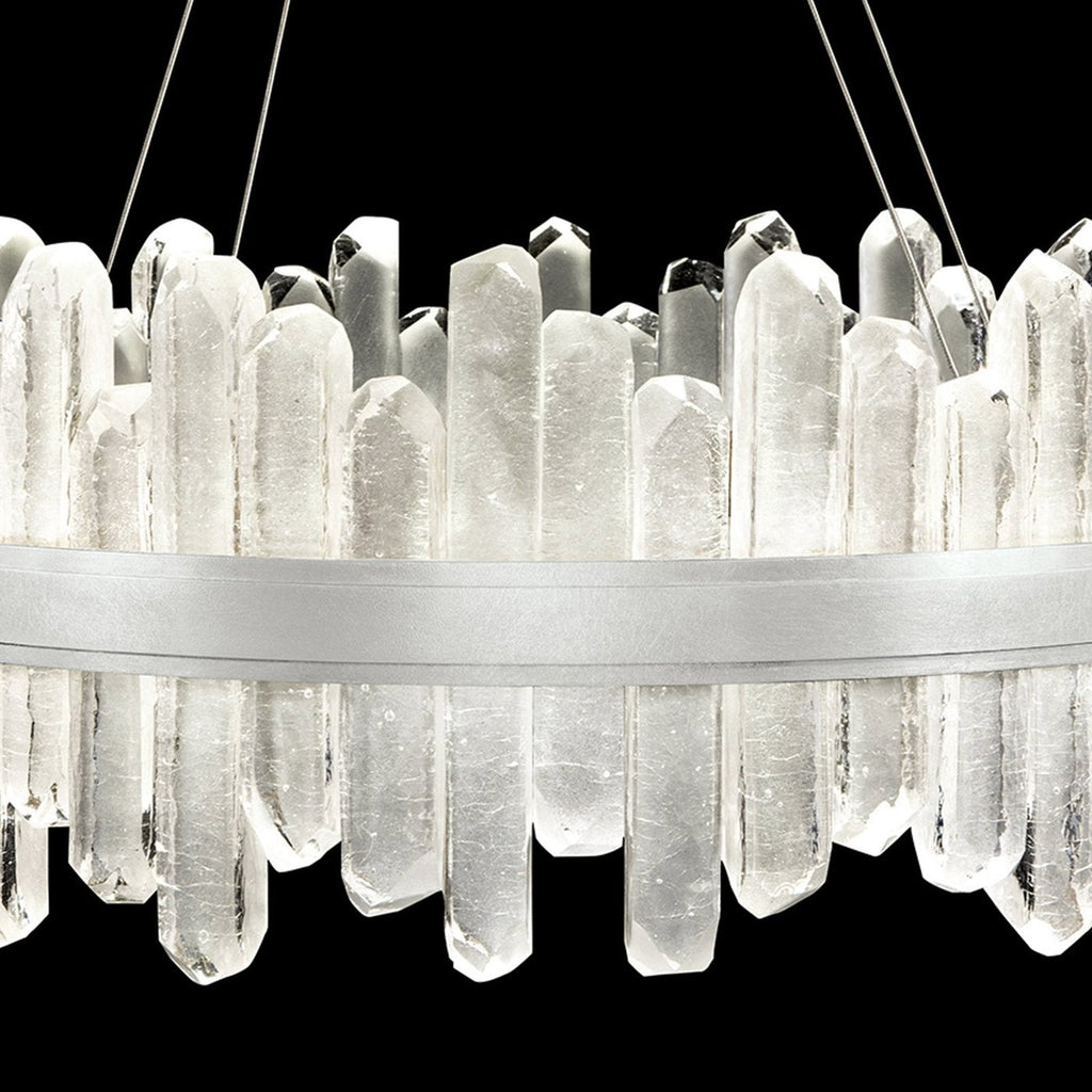 Crystal Spire 30.5-Inch LED Pendant