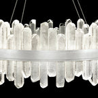 Crystal Spire 30.5-Inch LED Pendant