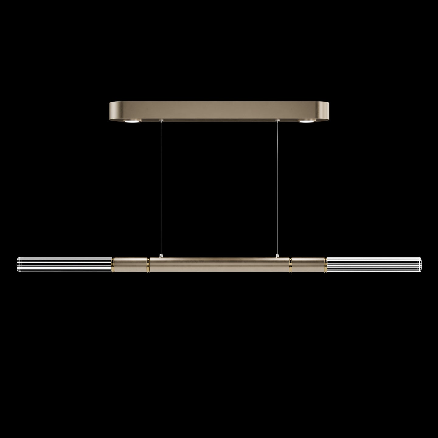 Dual-Illuminated 62-Inch Linear Pendant