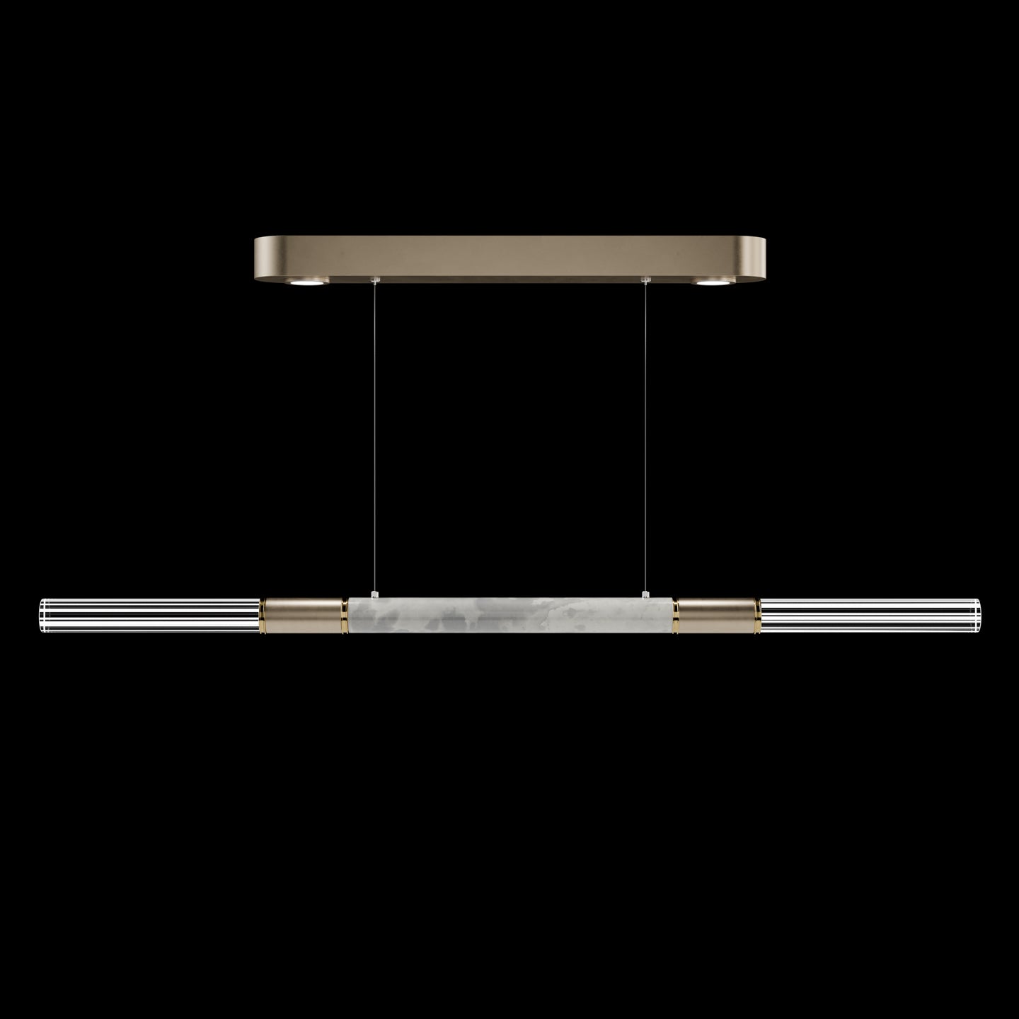 Dual-Illuminated 62-Inch Linear Pendant