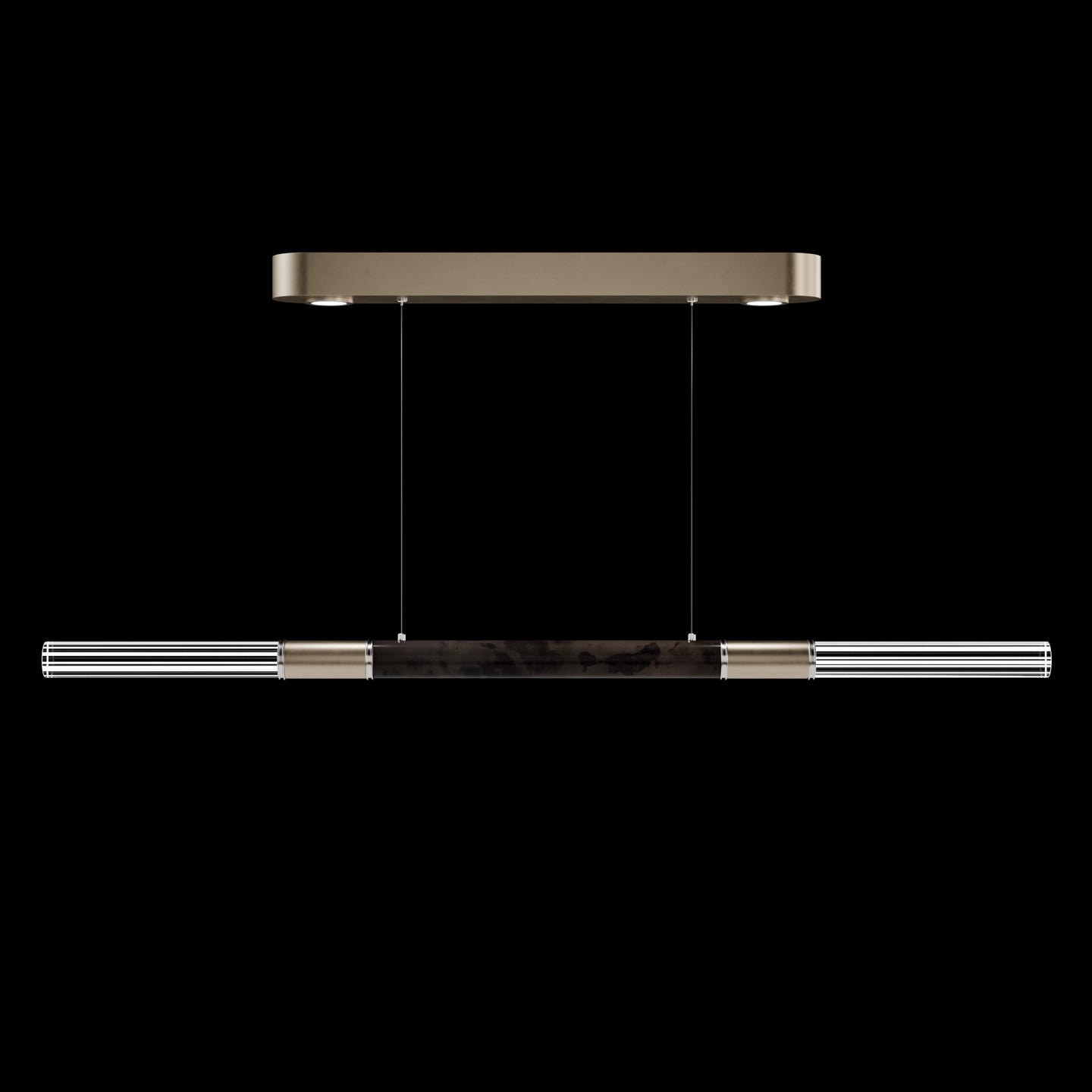 Dual-Illuminated 62-Inch Linear Pendant