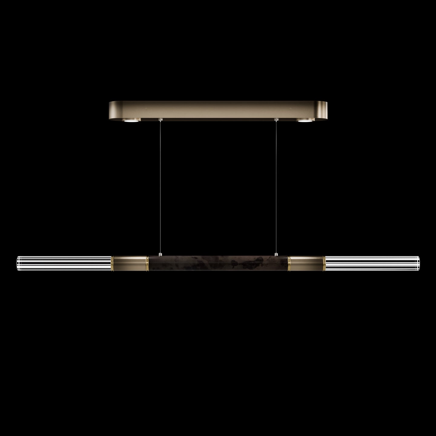 Dual-Illuminated 62-Inch Linear Pendant