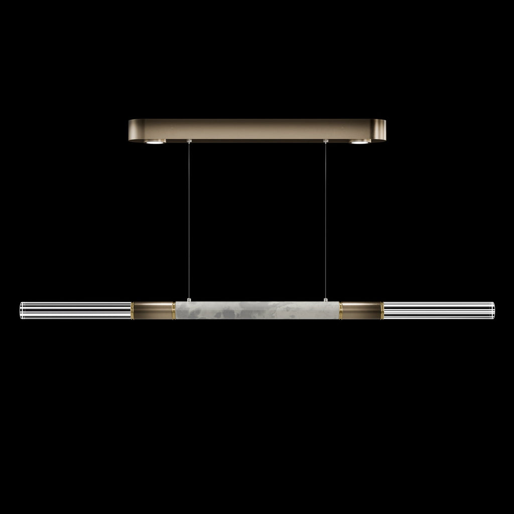 Dual-Illuminated 62-Inch Linear Pendant