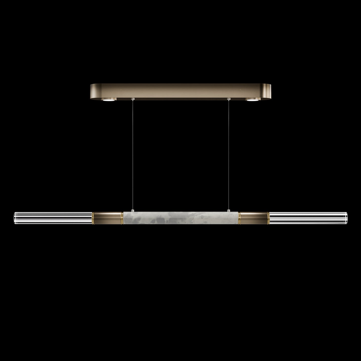 Dual-Illuminated 62-Inch Linear Pendant