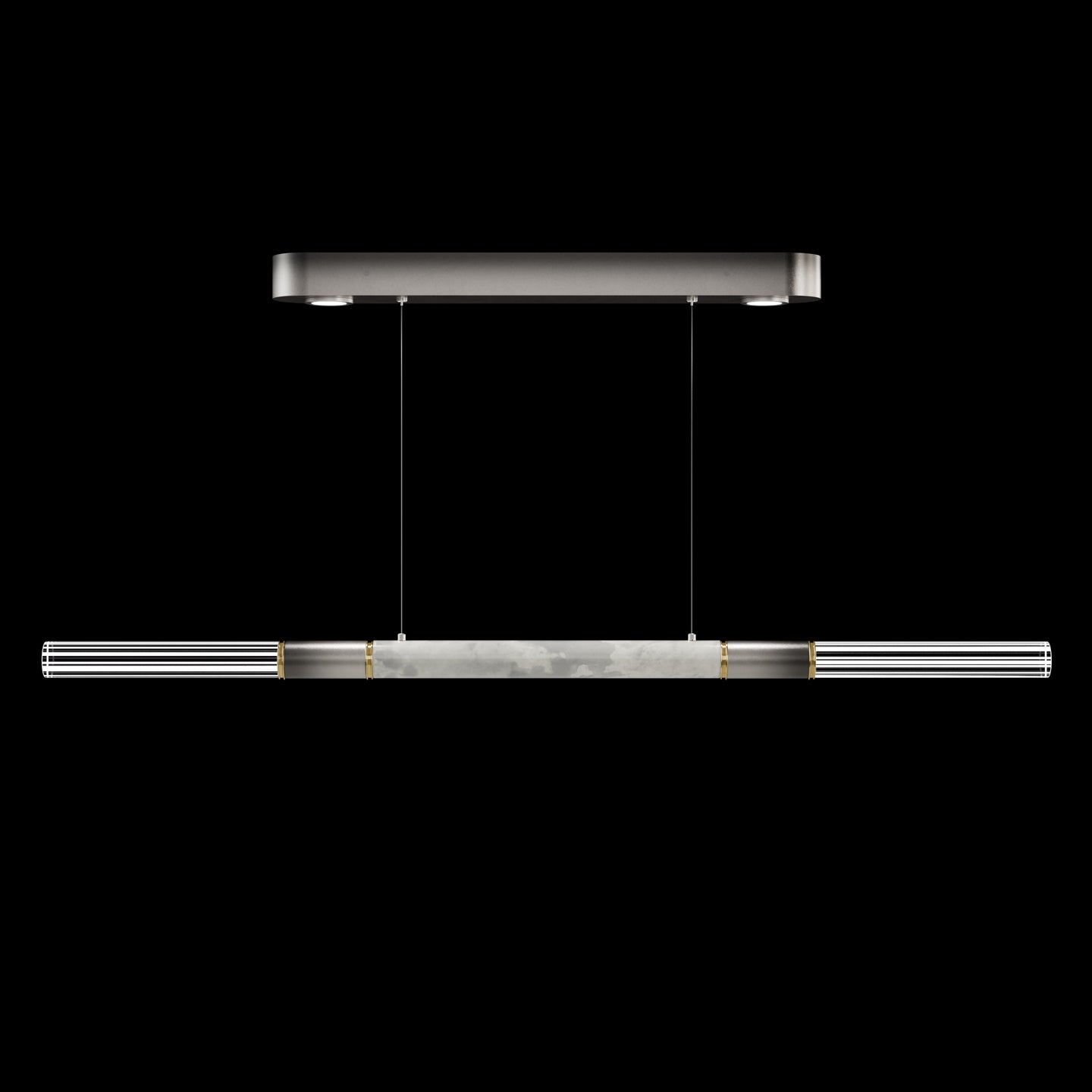 Dual-Illuminated 62-Inch Linear Pendant
