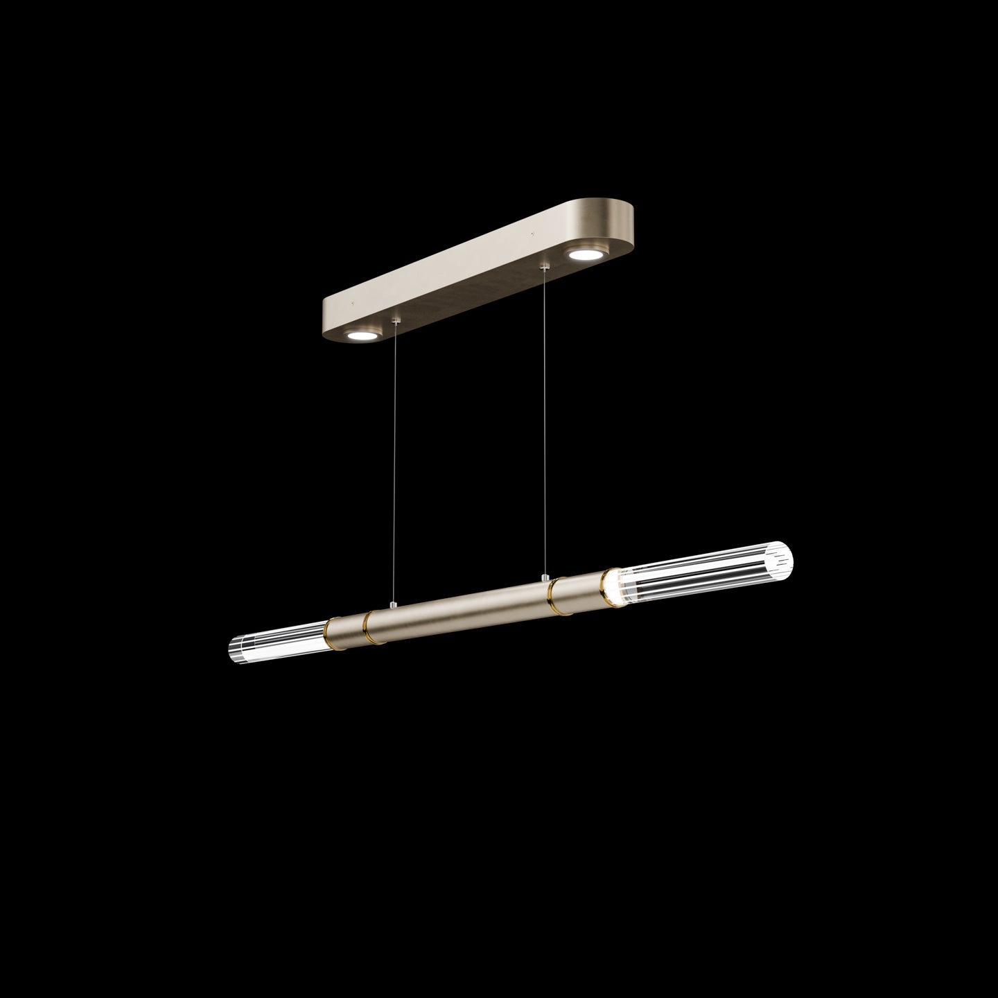 Dual-Illuminated 62-Inch Linear Pendant