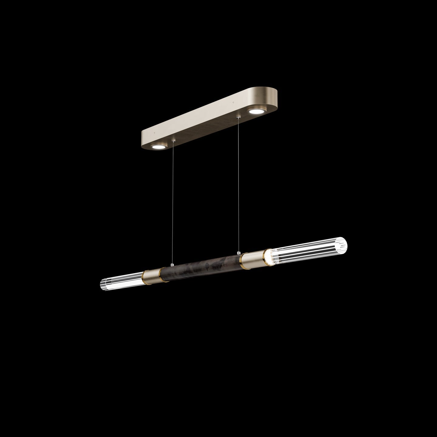 Dual-Illuminated 62-Inch Linear Pendant