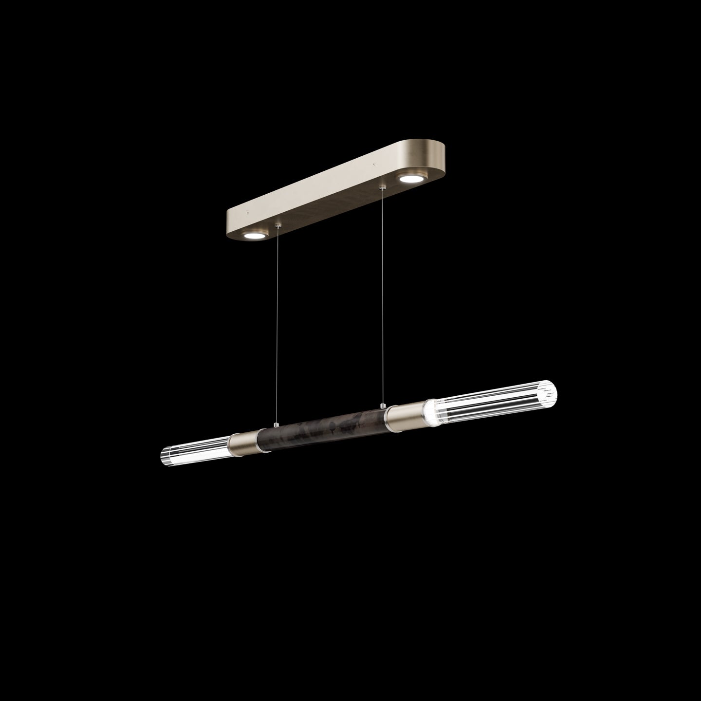 Dual-Illuminated 62-Inch Linear Pendant