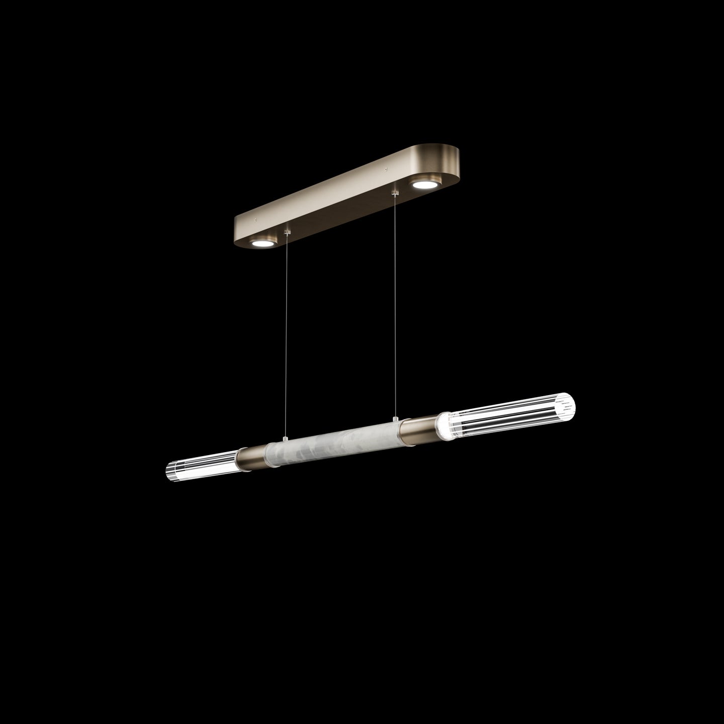 Dual-Illuminated 62-Inch Linear Pendant