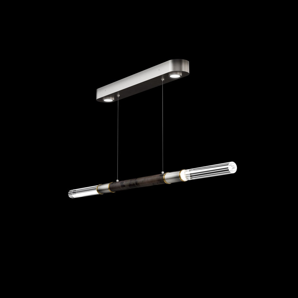 Dual-Illuminated 62-Inch Linear Pendant
