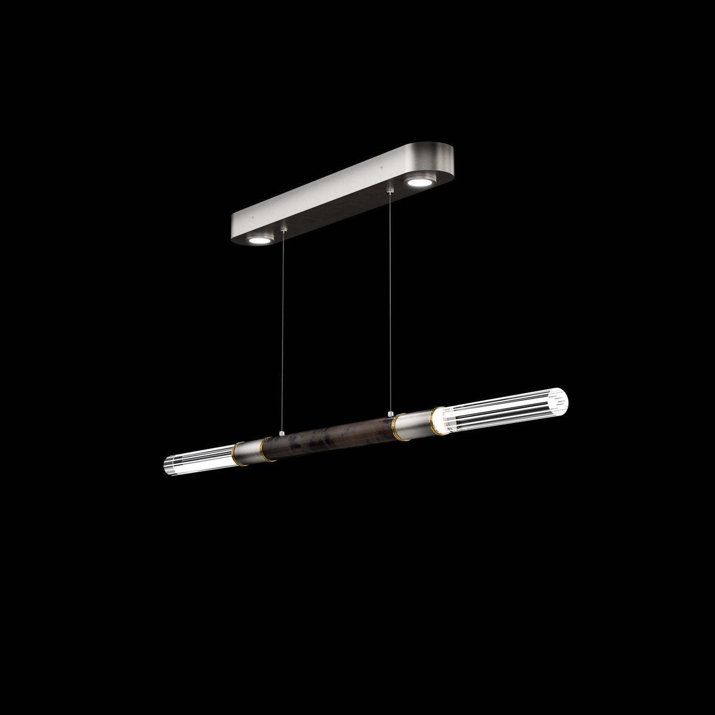 Dual-Illuminated 62-Inch Linear Pendant
