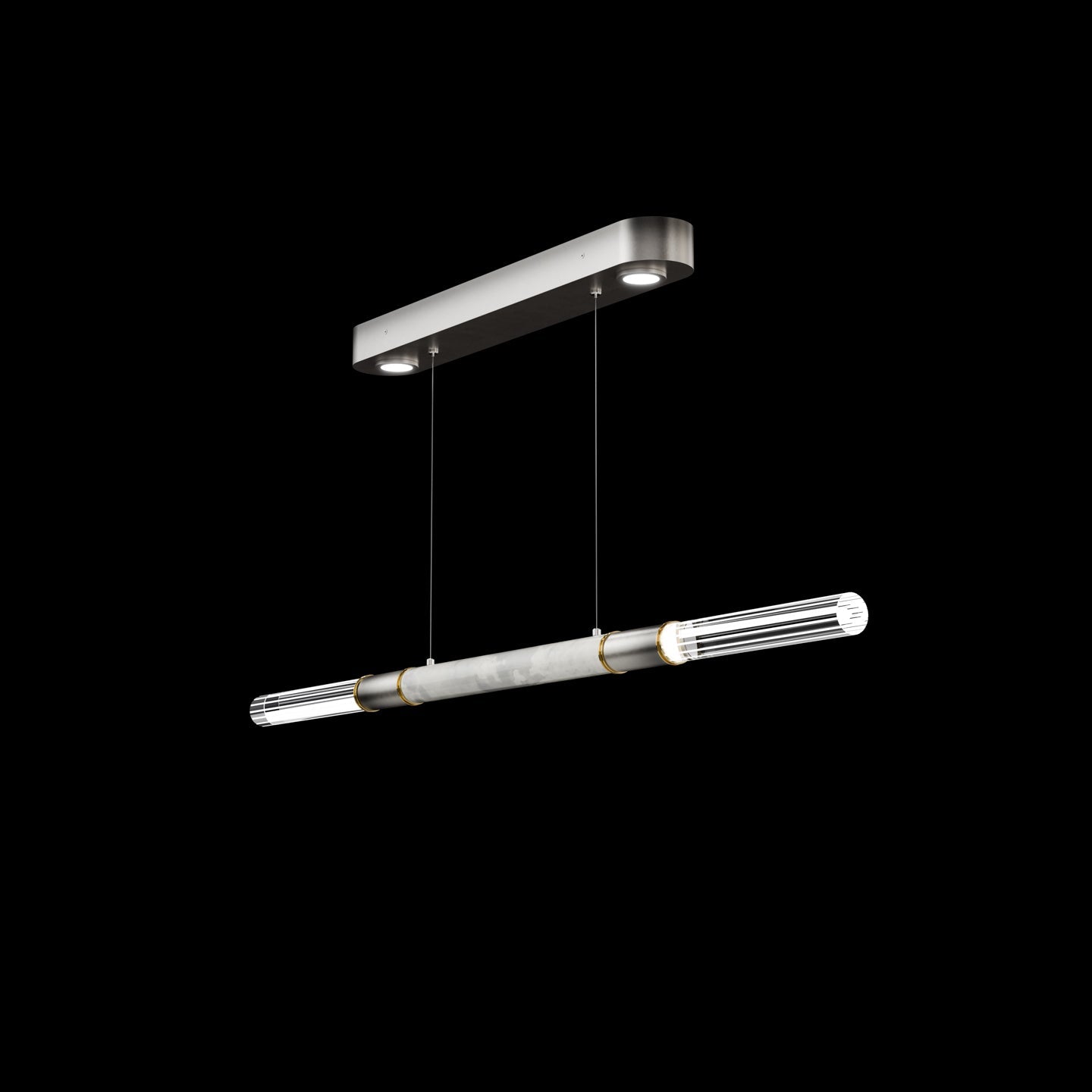 Dual-Illuminated 62-Inch Linear Pendant