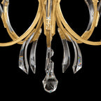 Fine Art Beveled Arcs 36" Chandelier / Muted Silver