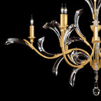 Fine Art Beveled Arcs 57" Chandelier / Silver