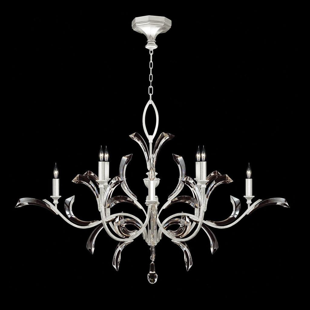 Fine Art Beveled Arcs 57" Chandelier / Muted Gold