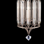 Floating Bevelled Crystal 14.5-Inch Pendant