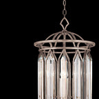 Floating Bevelled Crystal 14.5-Inch Pendant
